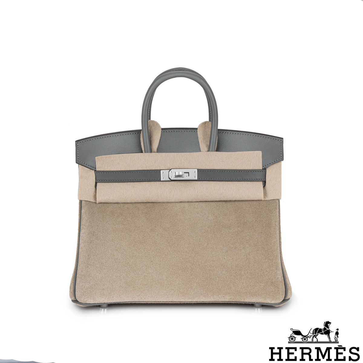 Hermes Birkin 25 Swift PHW Handbag